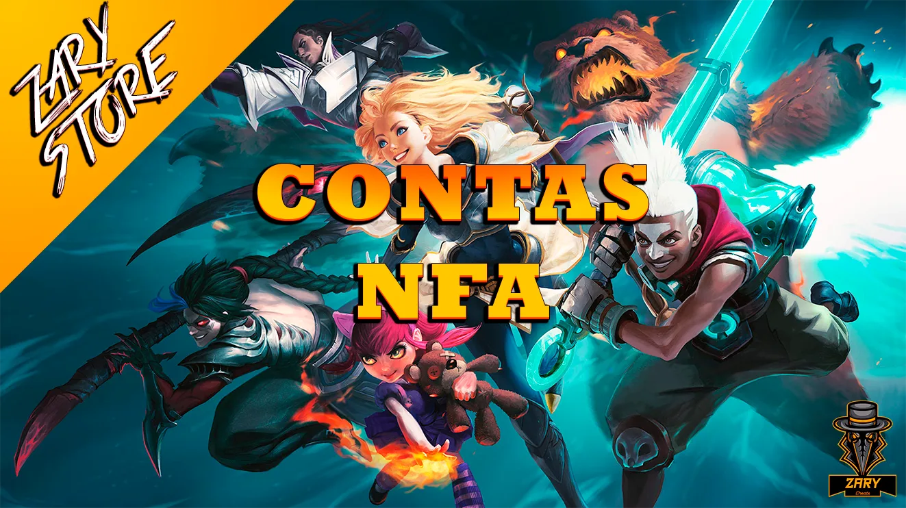 Contas NFA LvL 30+ | 0~100k+ EA | League of Legends