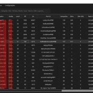 League Account Manager - Checker